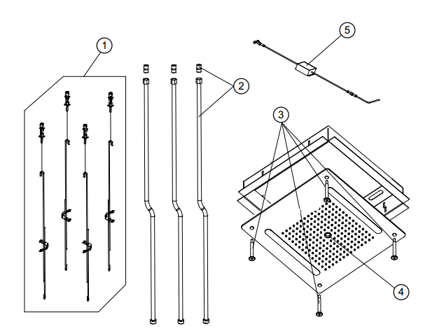 Royal Rainfall LED Shower System, All in One Installation Manuals