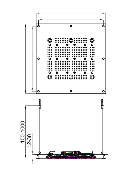 20″ Recessed LED Rain Shower Head, All in One Installation Manuals