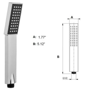 Reno Gold Tone Color Changing LED Rain Shower Set, All in One Installation Manuals