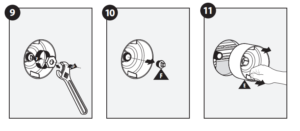 Super Luxury Recessed LED Large Waterfall Rainfall Shower System with 6 Body Jets Hand Shower, All in One Installation Manuals