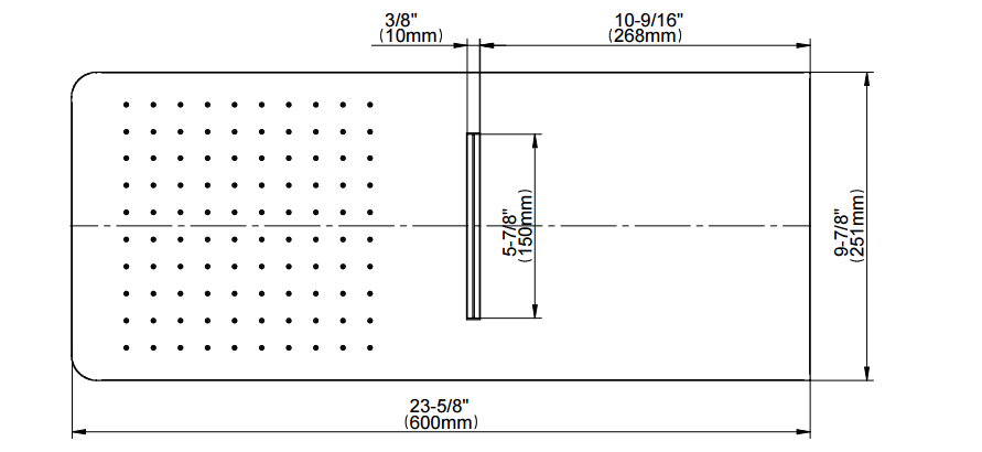 Dijon 22″ LED Color Changing Thermostatic Waterfall Rain Shower System, All in One Installation Manuals
