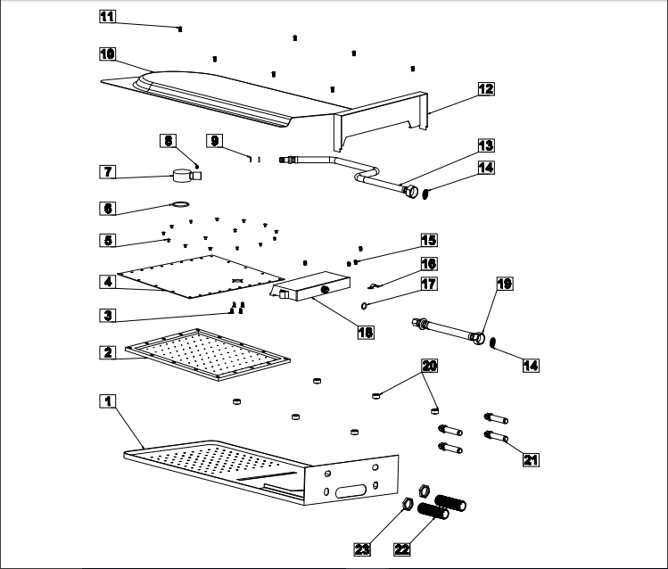 Lano 22″ Contemporary Multi Color Water Powered Led Shower Head, All in One Installation Manuals