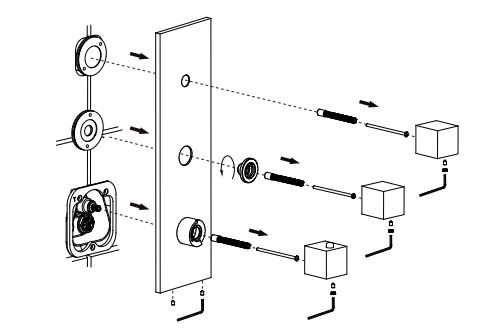 Lima LED Ultra Shower Set Oil Rubbed Bronze Finish, All in One Installation Manuals