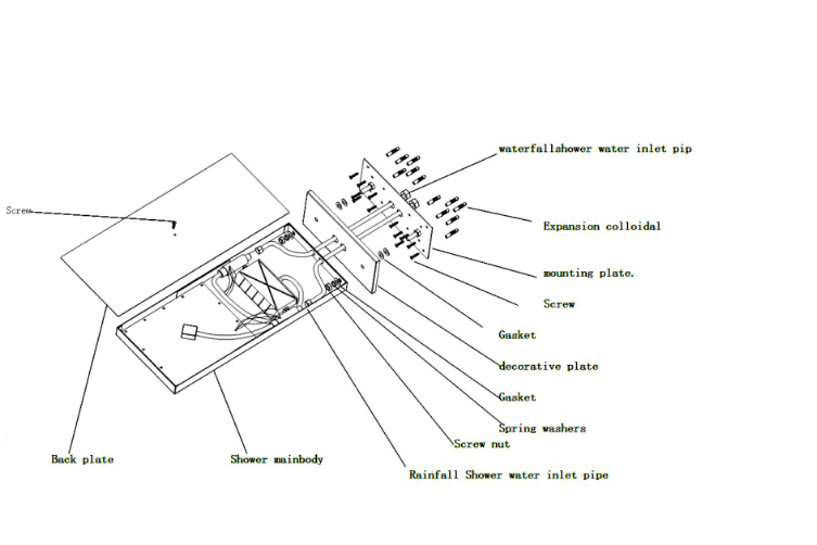 Lima LED Ultra Shower Set Oil Rubbed Bronze Finish, All in One Installation Manuals