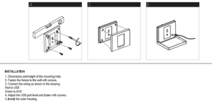 Super Luxury Recessed LED Large Waterfall Rainfall Shower System with 6 Body Jets Hand Shower, All in One Installation Manuals