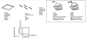 Super Luxury Recessed LED Large Waterfall Rainfall Shower System with 6 Body Jets Hand Shower, All in One Installation Manuals