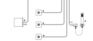 Super Luxury Recessed LED Large Waterfall Rainfall Shower System with 6 Body Jets Hand Shower, All in One Installation Manuals