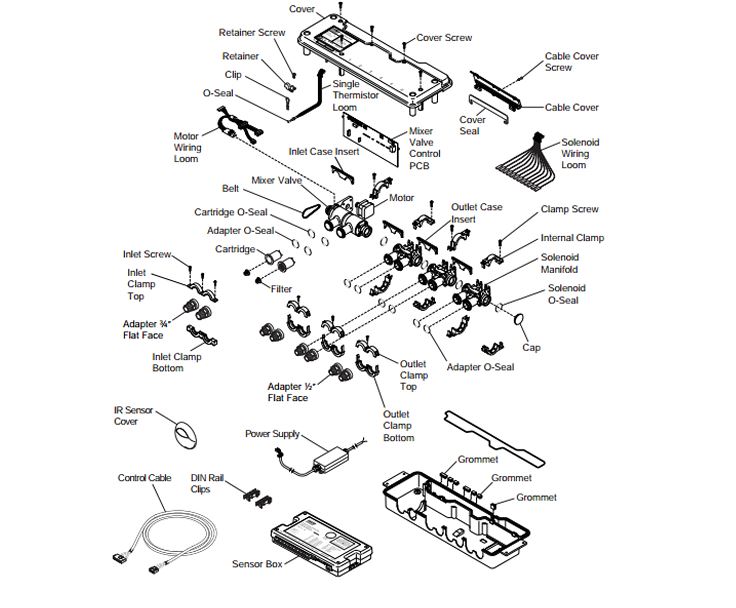Lima LED Ultra Shower Set Oil Rubbed Bronze Finish, All in One Installation Manuals