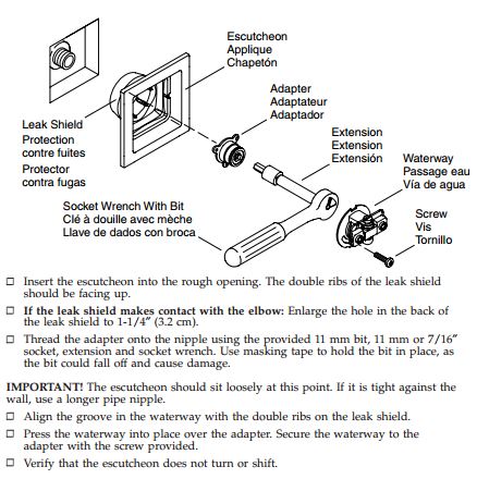 Royal Multi Color Water Powered Led Shower with Adjustable Body Jets and Digital Mixer, All in One Installation Manuals