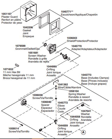 Royal Multi Color Water Powered Led Shower with Adjustable Body Jets and Digital Mixer, All in One Installation Manuals