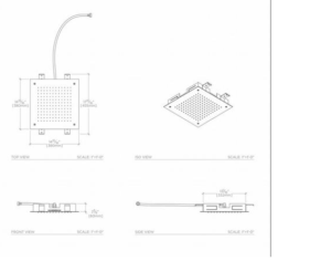 Ceiling shower head installations, All in One Installation Manuals