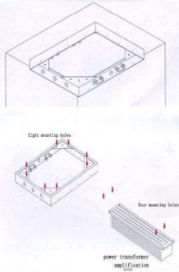 Reno Gold Tone Color Changing LED Rain Shower Set, All in One Installation Manuals