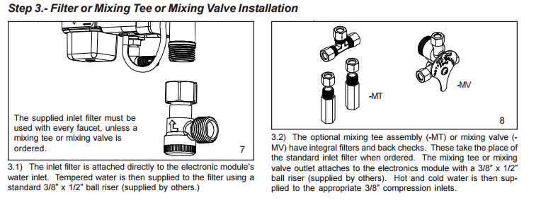 Contemporary Infrared Waterfall Motion Sensor Faucet, All in One Installation Manuals