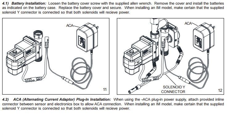 Contemporary Infrared Waterfall Motion Sensor Faucet, All in One Installation Manuals