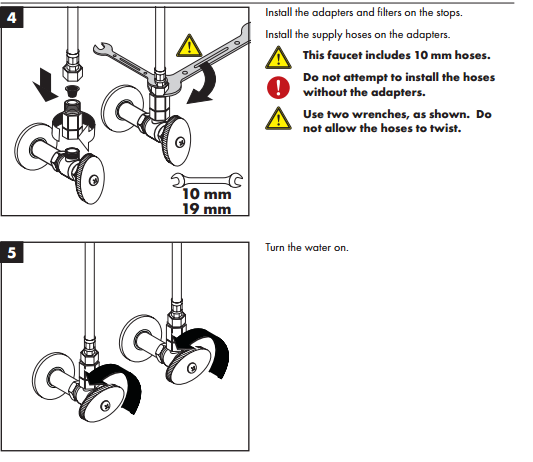 Fontana ORB Automatic Touch Free Sensor Faucets Waterfall Oil Rubbed Bronze Bathroom Basin Sink Mixer Tap, All in One Installation Manuals