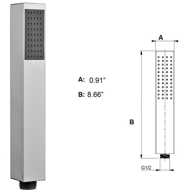 Atlantiques Massage Shower System Large Shower Head, All in One Installation Manuals