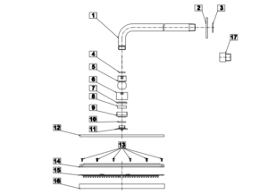 Fontana Oceana Shower Set with Rain Shower Head, All in One Installation Manuals