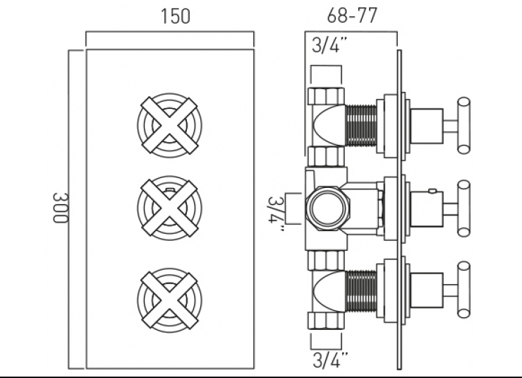 Perlude Oil Rubbed Bronze – Round Shower Head Shower System with 6 Body Shower Jets, All in One Installation Manuals