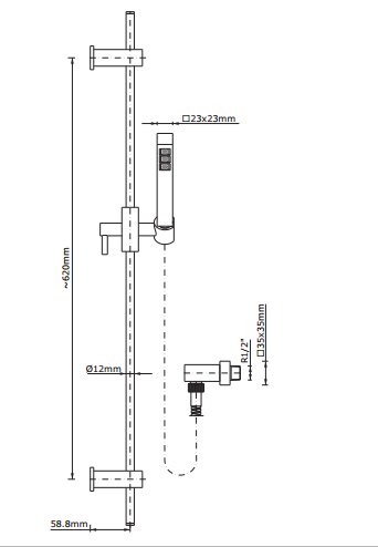 Perlude Oil Rubbed Bronze – Round Shower Head Shower System with 6 Body Shower Jets, All in One Installation Manuals