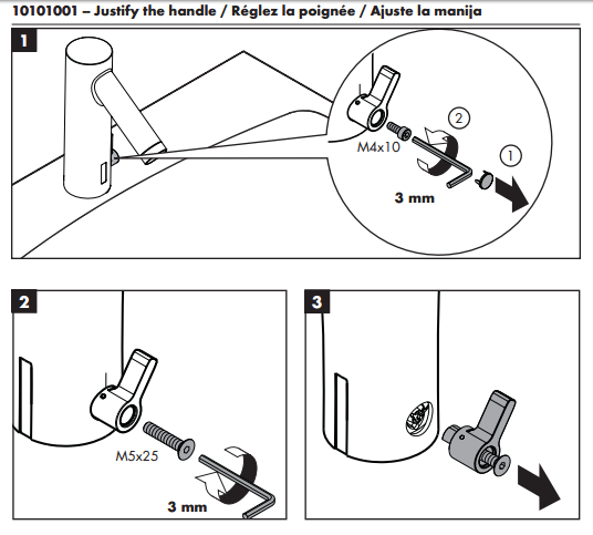 Tripod Automatic Electronic Motion Faucet, All in One Installation Manuals