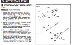 Wall Mount Intelligent Sensor Washroom Faucet, All in One Installation Manuals