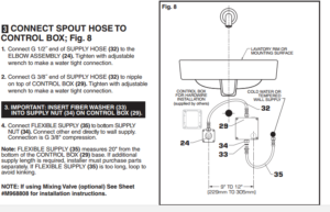 Wall Mount Intelligent Sensor Washroom Faucet, All in One Installation Manuals
