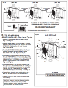 Wall Mount Intelligent Sensor Washroom Faucet, All in One Installation Manuals