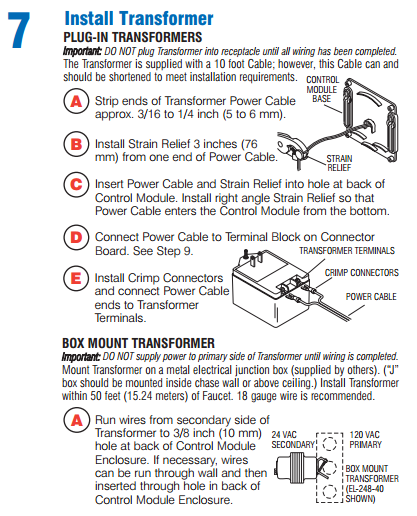Wall Mount Sensor Faucet, All in One Installation Manuals