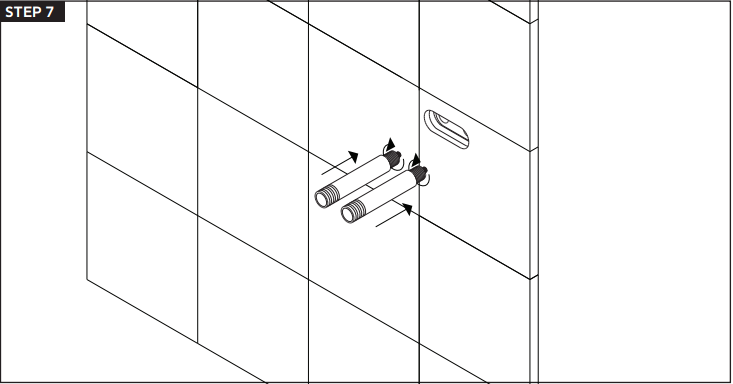 Cr&eacute;teil LED Colors Waterfall Rain Gold Tone Finish Shower Set, All in One Installation Manuals