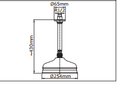 Fontana Versilia Color Changing Led Shower Head with Adjustable Body Jets and Mixer, All in One Installation Manuals
