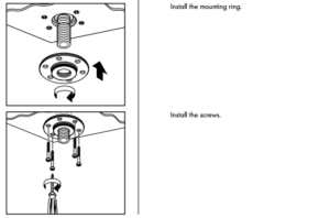Fontana 16″ ORB Square Color Changing LED Rain Shower Head, All in One Installation Manuals