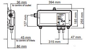 Riviera Multi Color Water Powered Led Shower with Adjustable Body Jets and Digital Mixer, All in One Installation Manuals