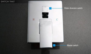 L’Aquila Brass Gold tone Shower Set Ceiling Mounted Shower Set, All in One Installation Manuals