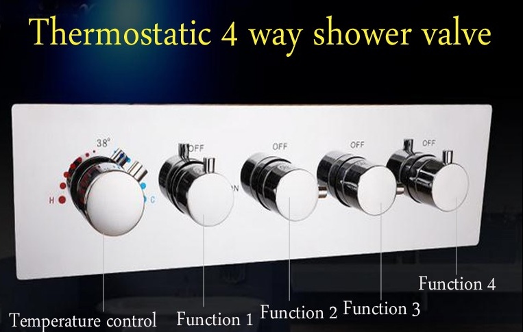 Marina 25″ Wall Mount Color Changing LED Waterfall Rainfall Shower Head with Handheld Shower, All in One Installation Manuals