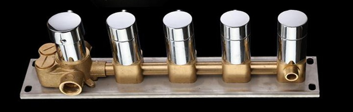 Marina 25″ Wall Mount Color Changing LED Waterfall Rainfall Shower Head with Handheld Shower, All in One Installation Manuals