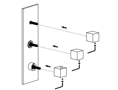 L&uuml;nen Chrome Finish Shower Set, All in One Installation Manuals