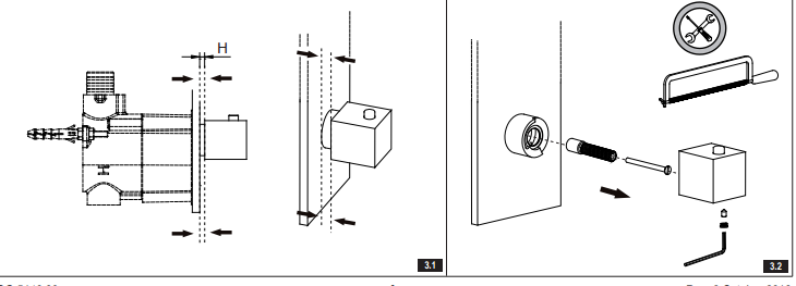 L&uuml;nen Chrome Finish Shower Set, All in One Installation Manuals