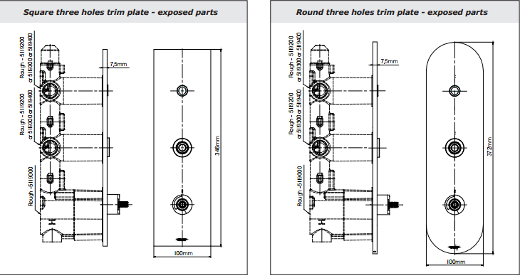 L&uuml;nen Chrome Finish Shower Set, All in One Installation Manuals