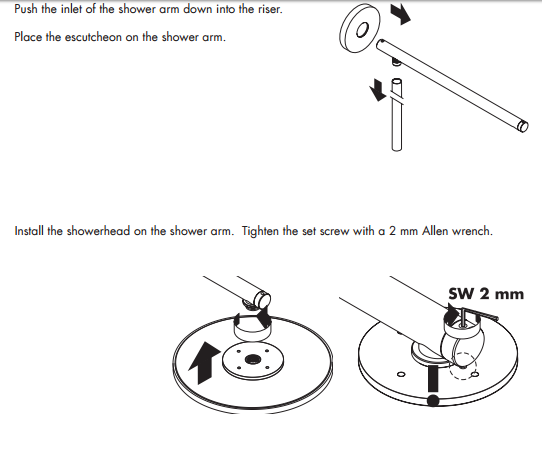 Lamia Thermostatic Double Head Shower Set, All in One Installation Manuals