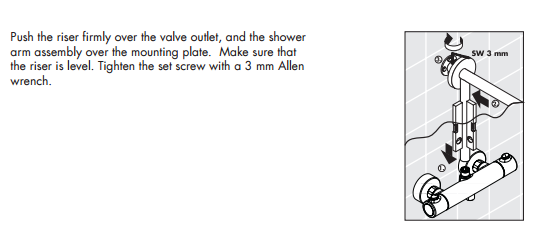 Lamia Thermostatic Double Head Shower Set, All in One Installation Manuals