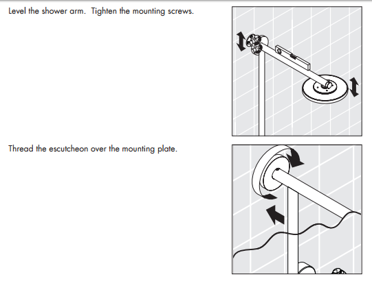 Lamia Thermostatic Double Head Shower Set, All in One Installation Manuals