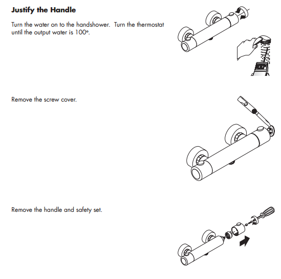Lamia Thermostatic Double Head Shower Set, All in One Installation Manuals