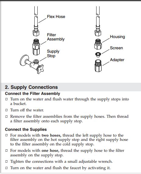 Automatic Sensor Waterfall Faucet Gold tone finish, All in One Installation Manuals