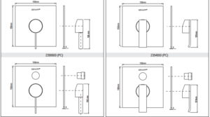Copper shower mixing valve General Instructions, All in One Installation Manuals