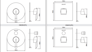 Copper shower mixing valve General Instructions, All in One Installation Manuals