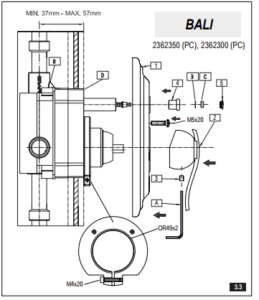 Copper shower mixing valve General Instructions, All in One Installation Manuals