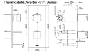 Reims Waterfall Chrome Wall Mounted Bathroom Shower Set, All in One Installation Manuals