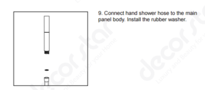 Fontana Piero Shower panel H704, All in One Installation Manuals