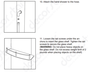 Fontana Piero Shower panel H704, All in One Installation Manuals
