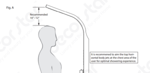 Fontana Piero Shower panel H704, All in One Installation Manuals